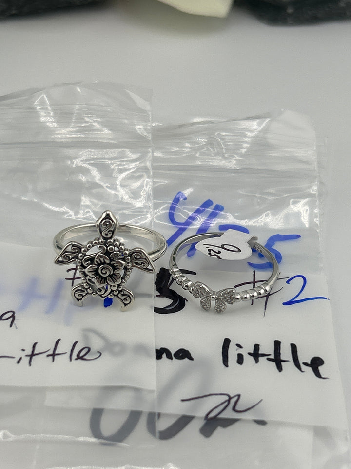 RESERVED FOR: Donna Little - 4/25/2025 tiktok Live Show - 2 Sterling Silver Items