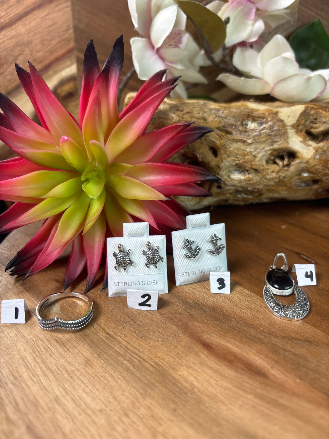 RESERVED FOR: Shawnee 7/25/24- 4 Sterling Silver Items