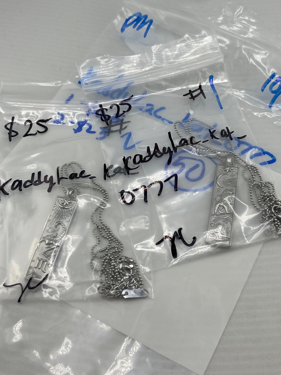 PM SHOW 48HR - RESERVED FOR: kaddyLac_kat_0777 - 10/23/2025 FL tiktok Live Show - 2 Sterling Silver Items