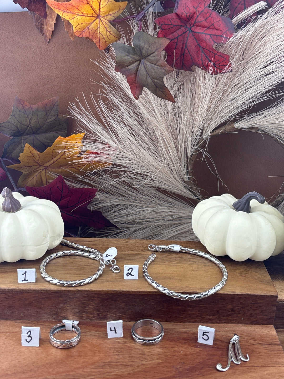 RESERVED FOR: MindyBailey 9/28/2024 - 5 Sterling Silver Items