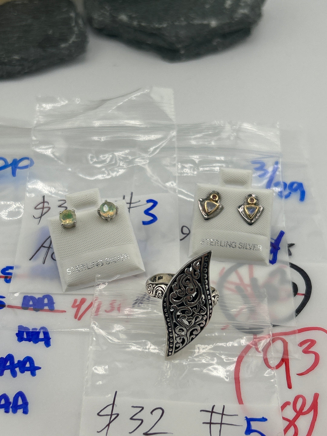 RESERVED FOR: Acura - 3/29/2025 The Collective Boutique App Live Show - 3 Sterling Silver Items