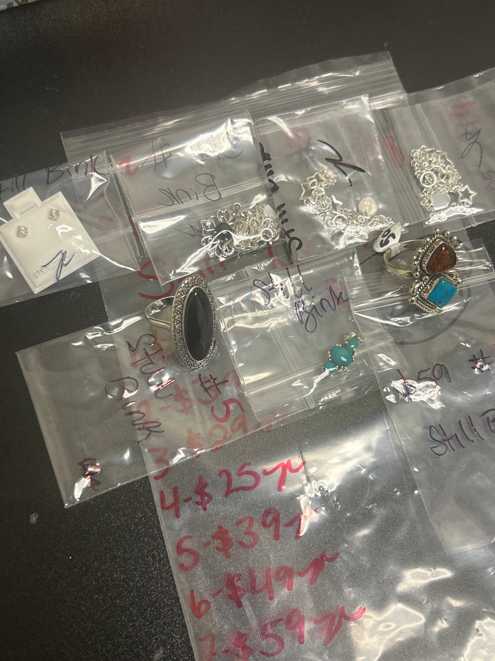 AM SHOW 48HR - RESERVED FOR: Still Bink - 9/8/2025 FL tiktok Live Show - 7 Sterling Silver Items