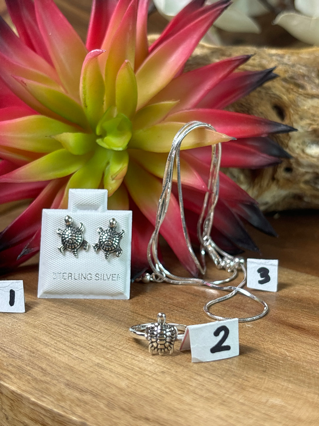 RESERVED FOR: seashell 7/25/24- 3 Sterling Silver Items