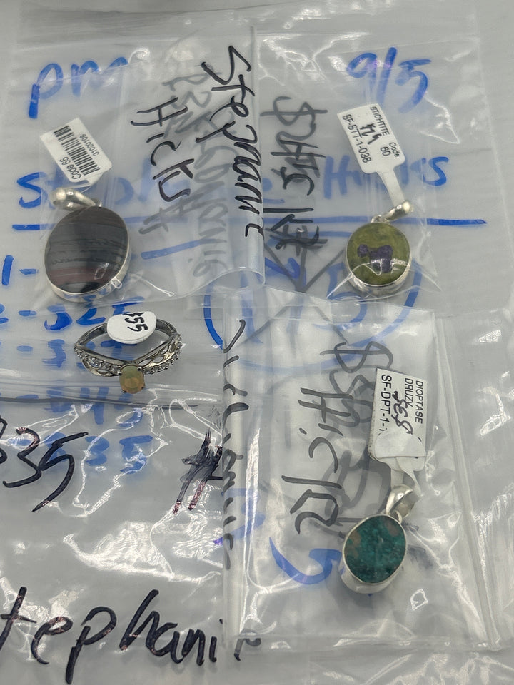 PM SHOW 48HR - RESERVED FOR: Stephanie Hicks - 9/5/2025 FL tiktok Live Show - 4 Sterling Silver Items