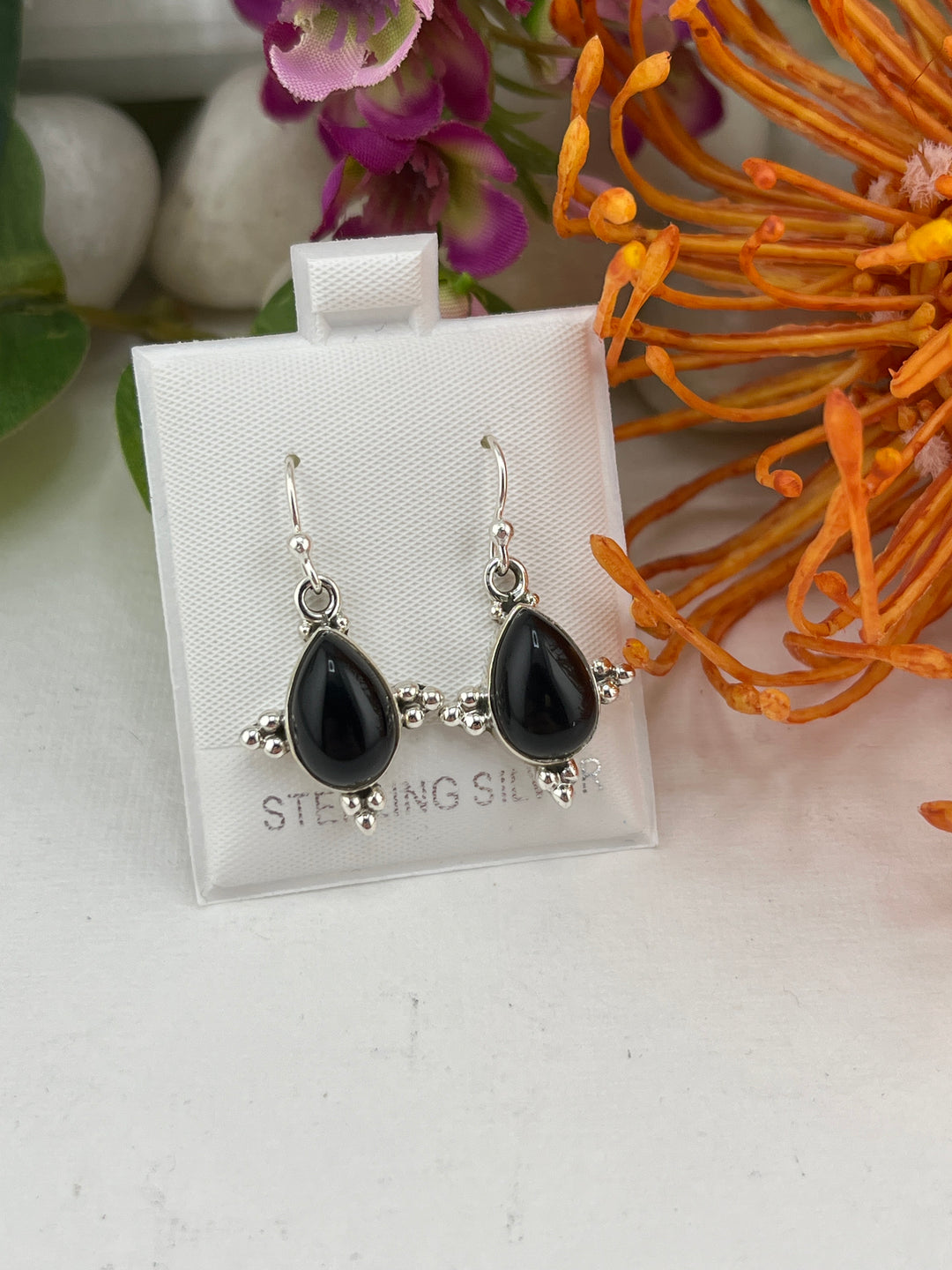 Black Onyx Earrings