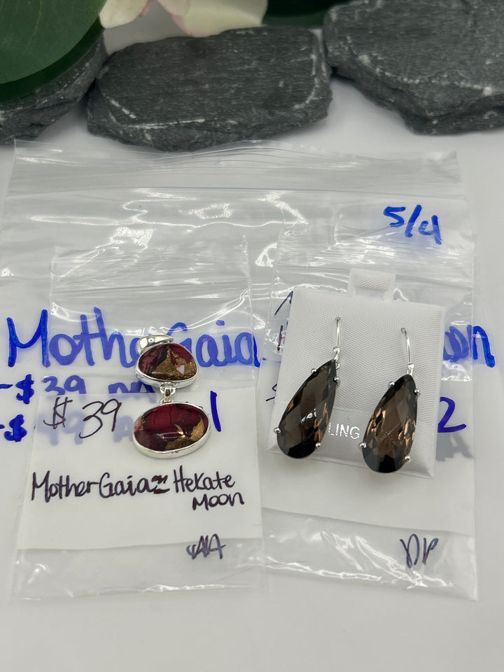 RESERVED FOR: MotherGaia_HekateMoon - 5/4/2025 tiktok Live Show - 2 Sterling Silver Items