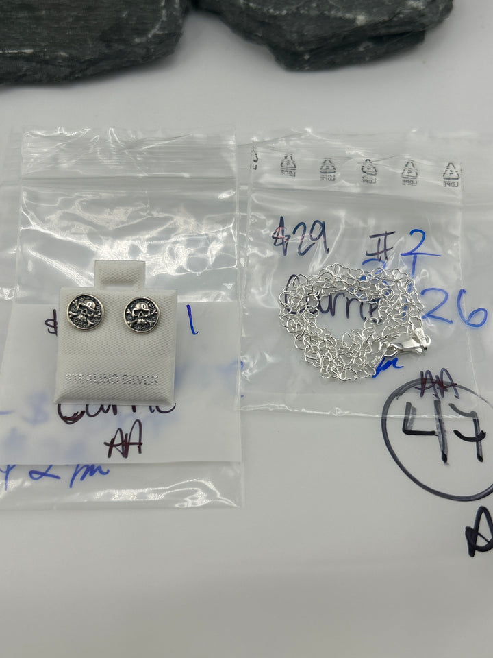 RESERVED FOR: Carrie  - 3/26/2025 tiktok Live Show - 2 Sterling Silver Items