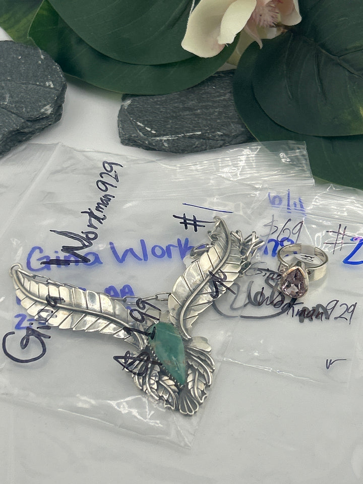 RESERVED FOR: Gina Workman929- 6/4/2025 tiktok Live Show - 2 Sterling Silver Items