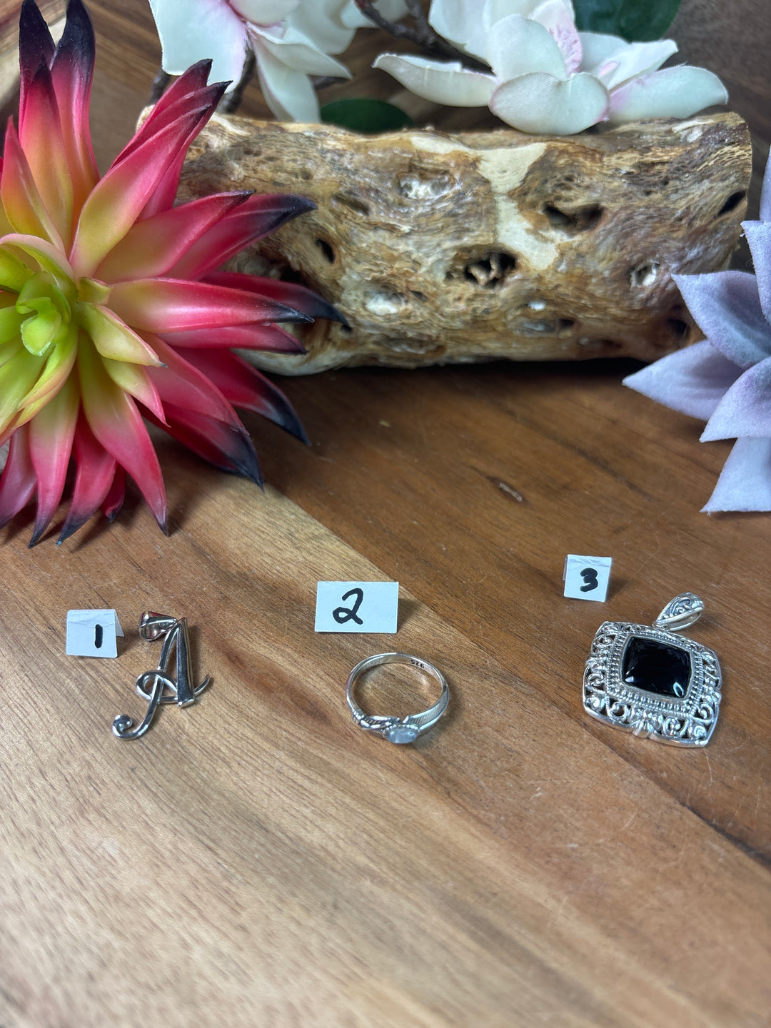 RESERVED FOR: WilliDoodles 7/25/24- 3 Sterling Silver Items