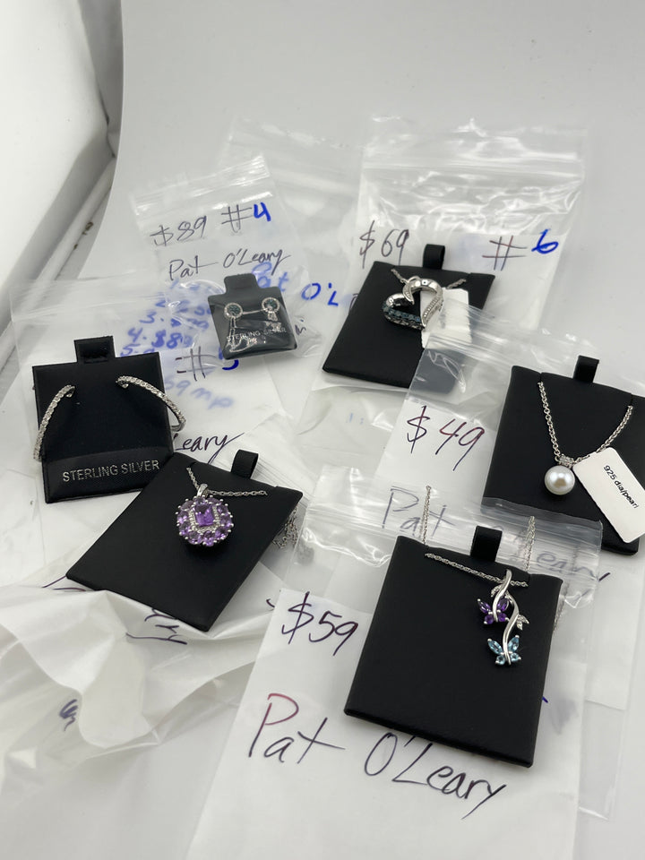 RESERVED FOR:  Pat O'Leary- 5/10/2025 tiktok Live Show -6  Sterling Silver Items