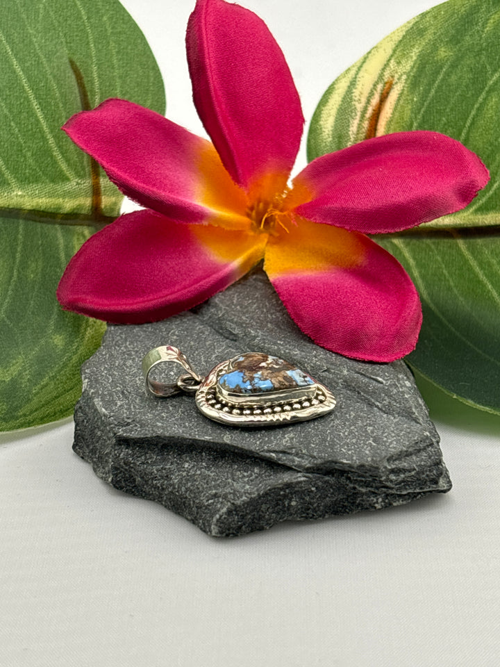 Golden Hills Turquoise Heart Pendant