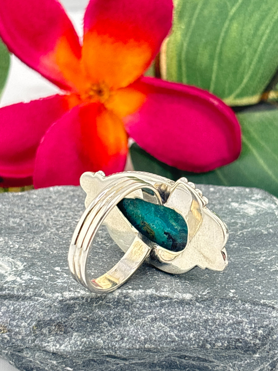 Opalized Wood Ring Size 11