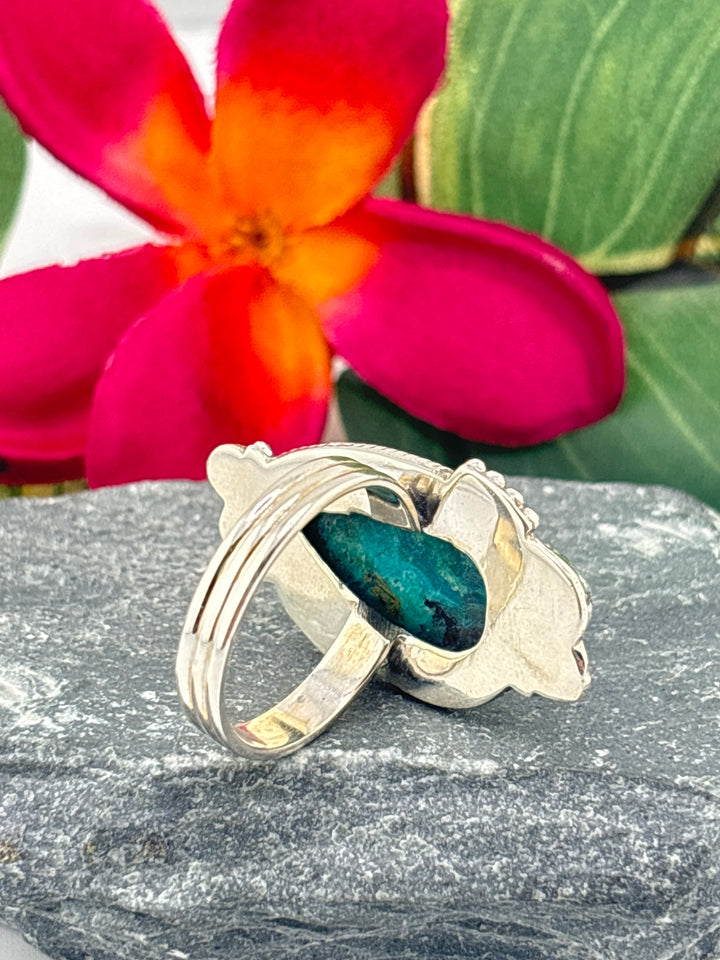 Opalized Wood Ring Size 11
