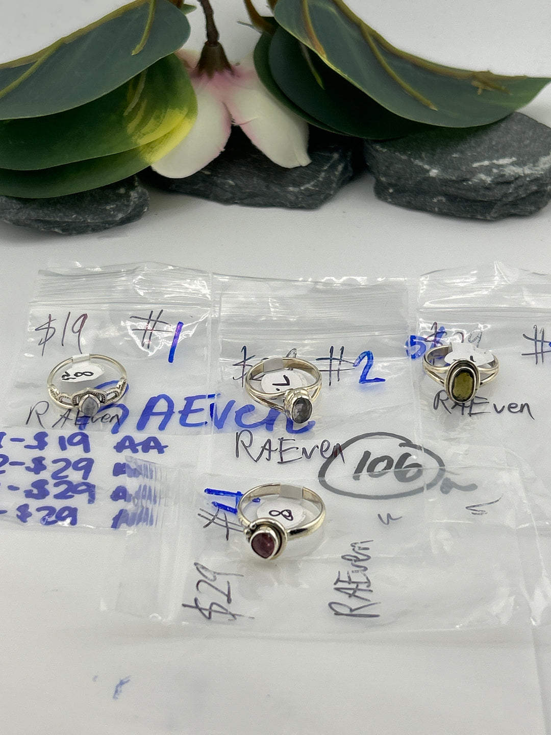RESERVED FOR: RAEven - 5/24/2025 tiktok Live Show - 4 Sterling Silver Items