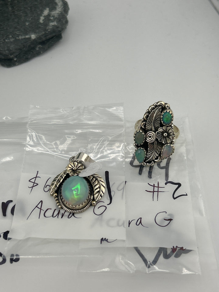 RESERVED FOR: Acura G 4/4/2025 Friday App show Live Show -  2 Sterling Silver Items
