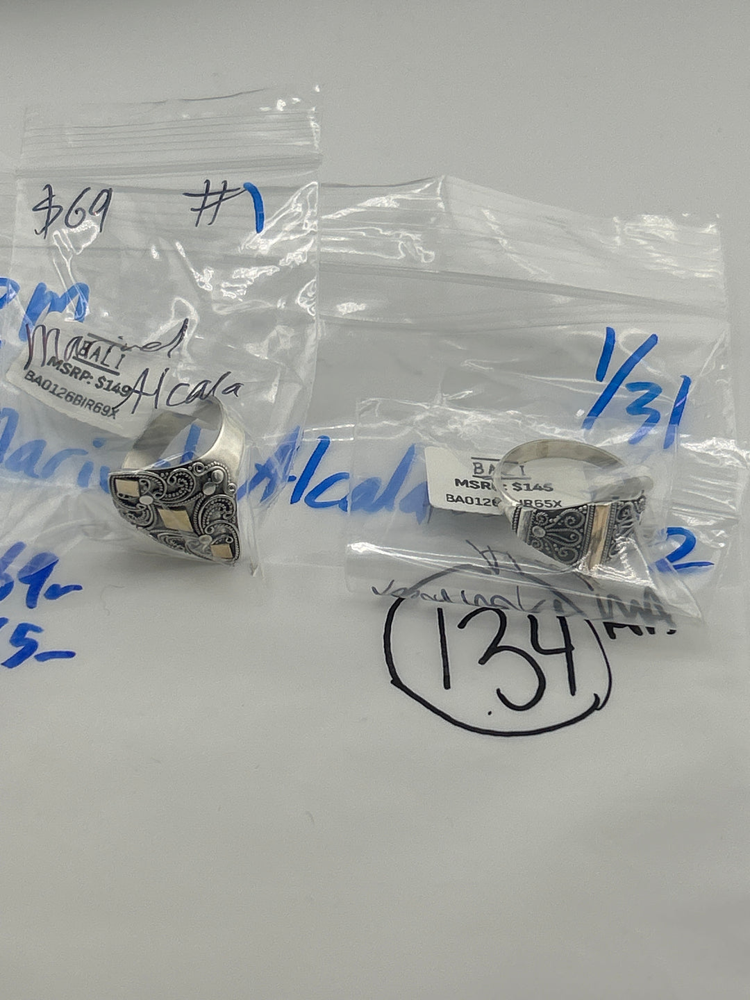 Marivel Alcala -1/31/26 - 2 925 Sterling Silver Items