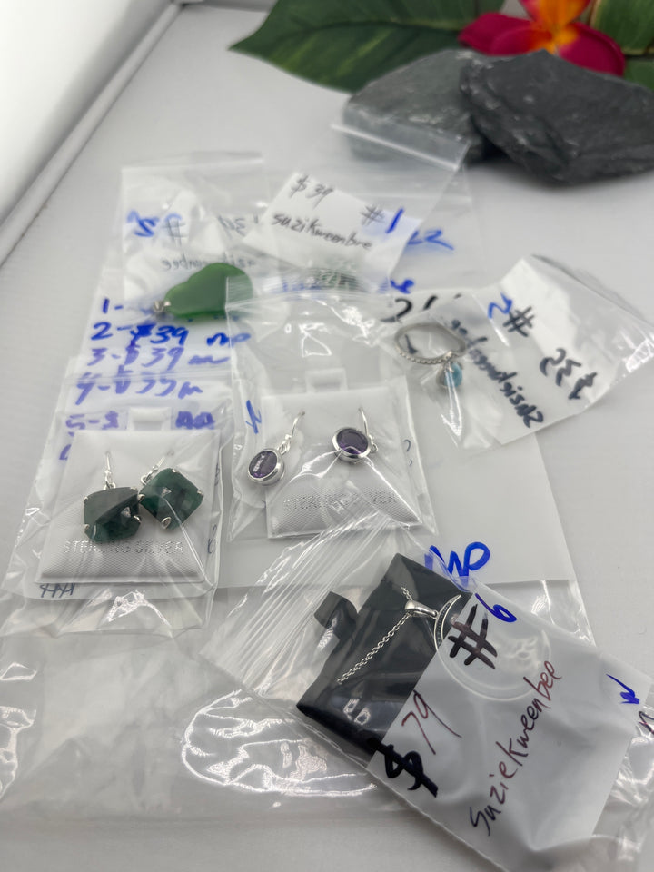 RESERVED FOR: suziekweenbee - 3/22/2025 The Collective Boutique App Live Show - 6 Sterling Silver Items