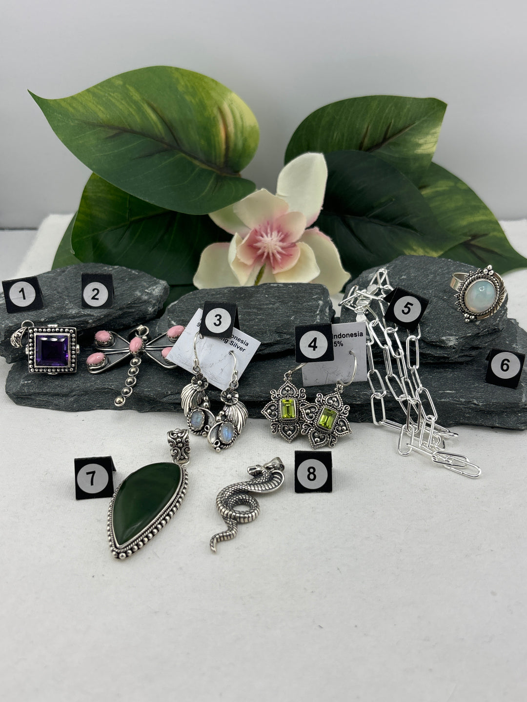 RESERVED FOR: vickianvc50-1/16/2025 -8 Sterling Silver Items