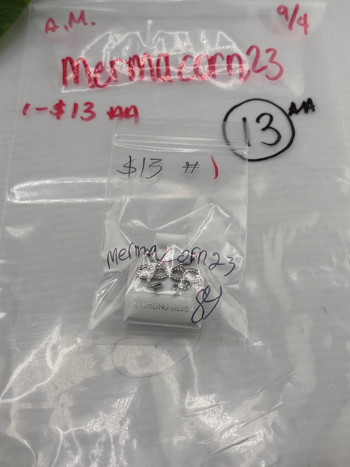 AM SHOW 48HR - RESERVED FOR: mermacorn23 - 9/4/2025 FL tiktok Live Show - 1 Sterling Silver Items