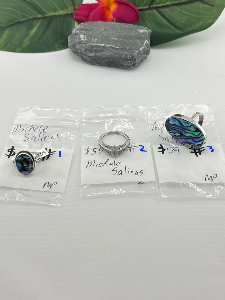 RESERVED FOR: Michele Salinas   - 3/22/2025 The Collective Boutique App Live Show - 3 Sterling Silver Items