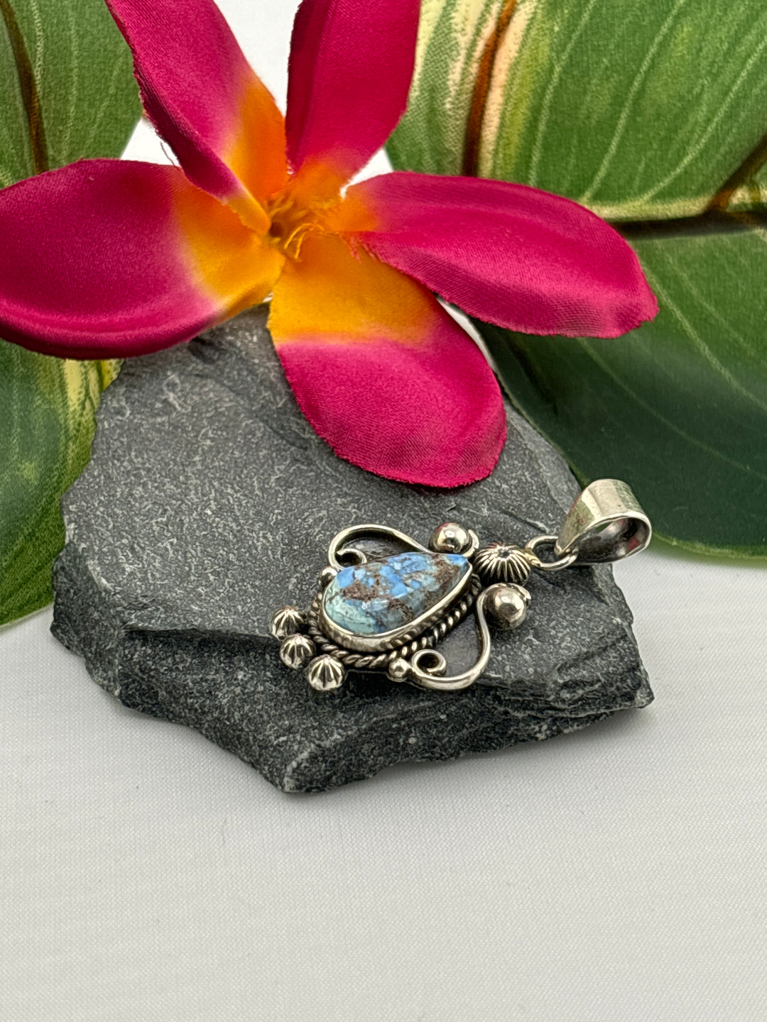 Golden Hills Turquoise Pendant