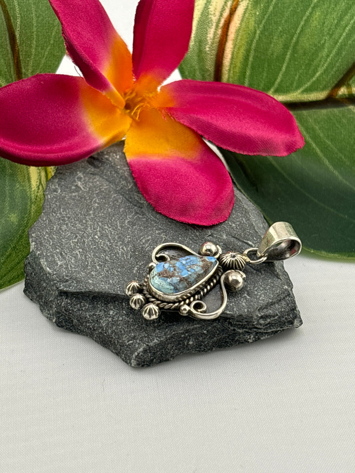 Golden Hills Turquoise Pendant