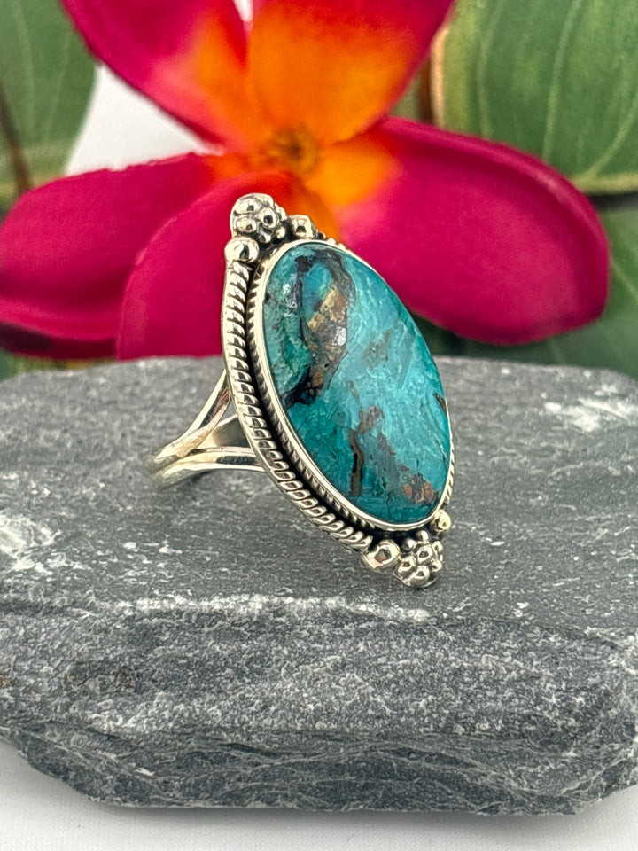 Opalized Wood Ring Size 11.25