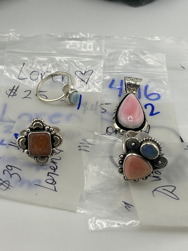 RESERVED FOR: Loren 💚- 4/16/2025 tiktok Live Show - 4 Sterling Silver Items