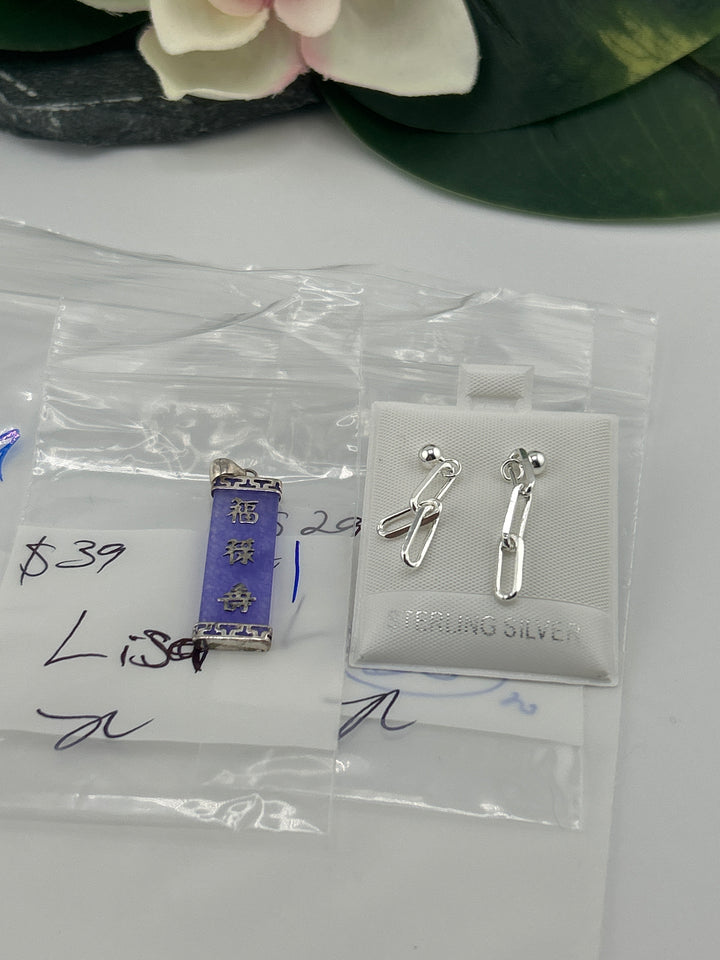 RESERVED FOR: Lisa - 4/17/2025 tiktok Live Show -2 Sterling Silver Items