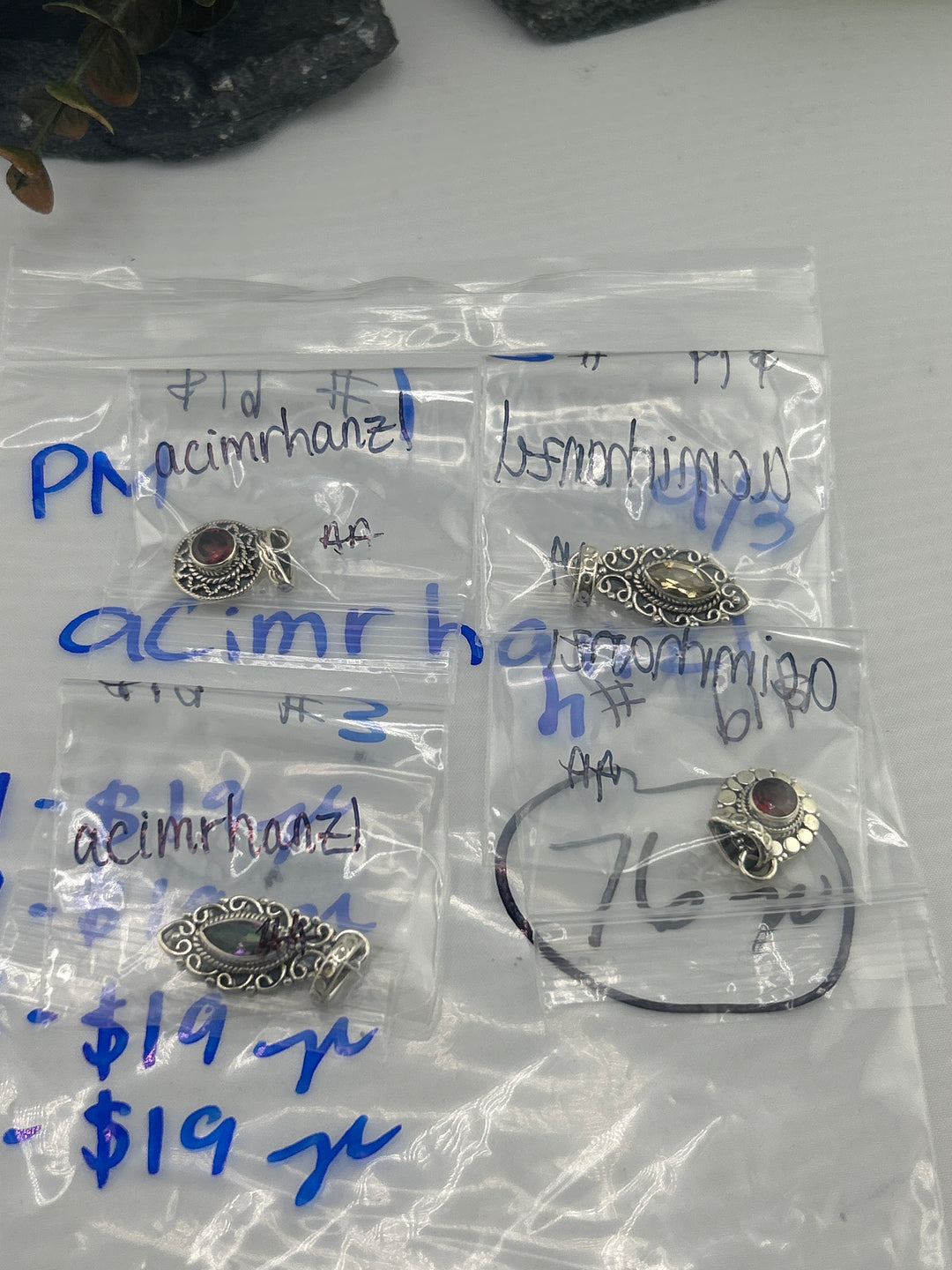 PM SHOW 48HR - RESERVED FOR: acimrhanzl - 9/03/2025 FL tiktok Live Show - 4 Sterling Silver Items