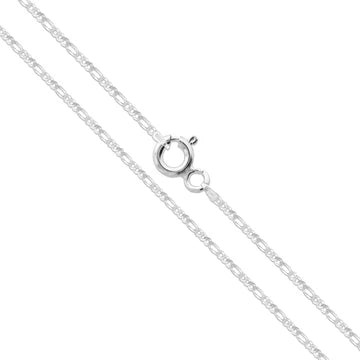 Figaro - 1.4mm Sterling Silver Figaro Chain Necklace - 16in