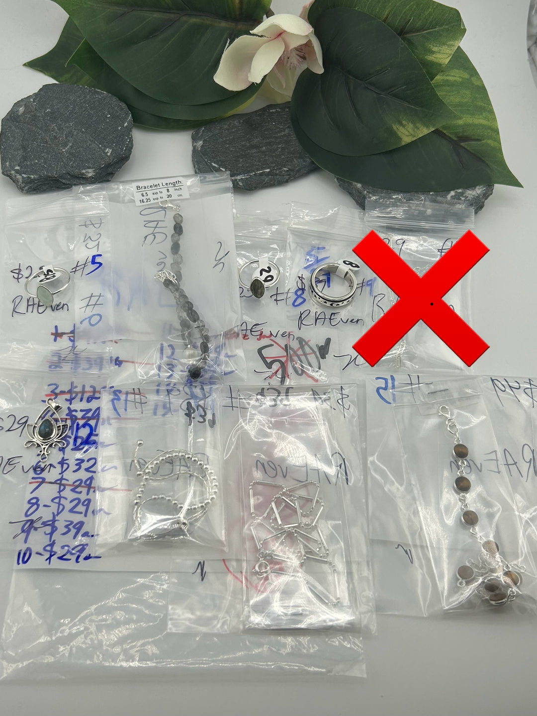RESERVED FOR: RAEven - 5/29/2025 tiktok Live Show - 8 Sterling Silver Items