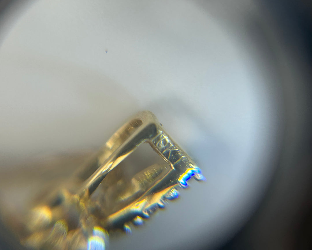 10K Gold Diamond & Citrine Necklace