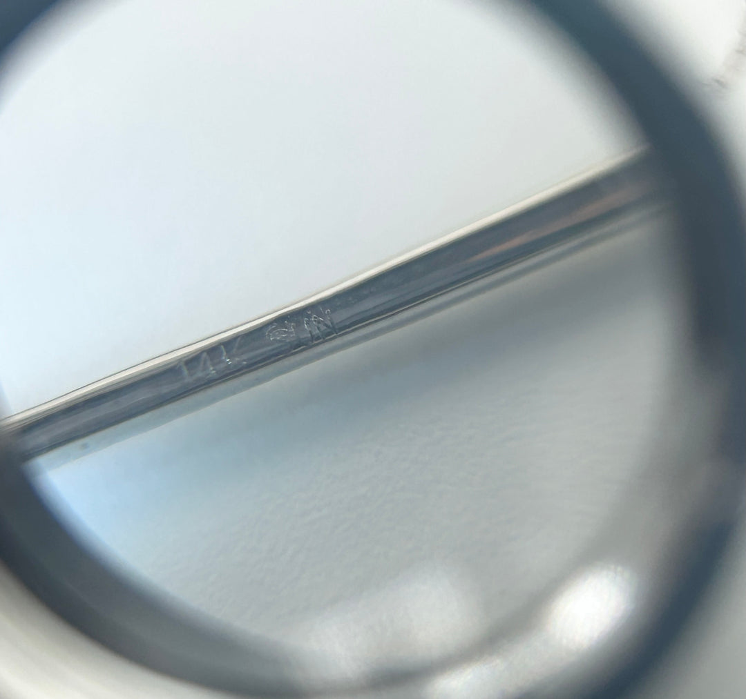 14K White Gold Diamond Necklace