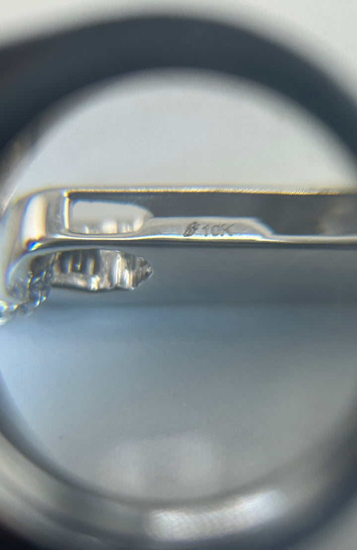 10K White Gold Diamond Necklace