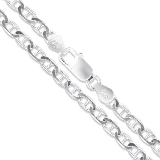Marina - 2.6mm - Sterling Silver Marina Chain Necklace - 24in