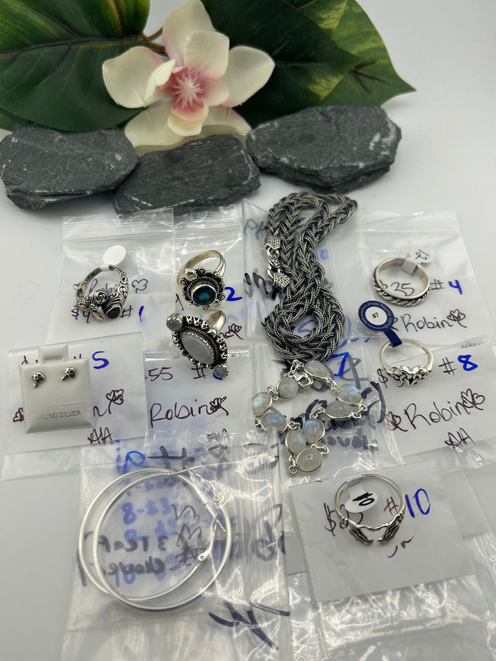 RESERVED FOR: ☘️Robin☘️- 3/30/2025 tiktok Live Show -10 Sterling Silver Items