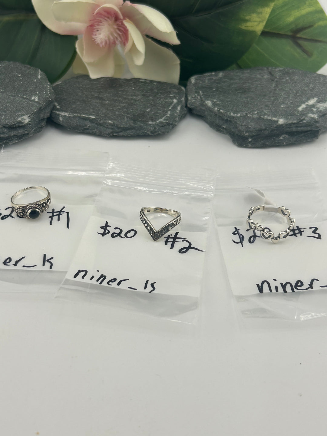 RESERVED FOR: Niner_K - C.S.  - 5/23/2025 - 3 Sterling Silver Item