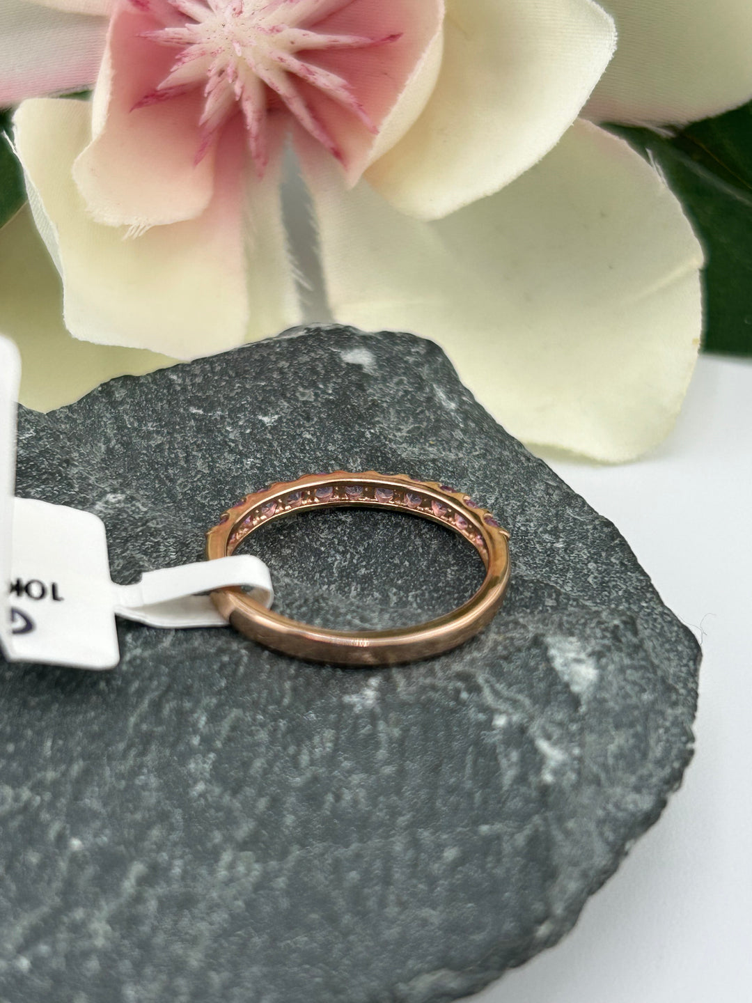 10K Rose Gold Diamond Ring