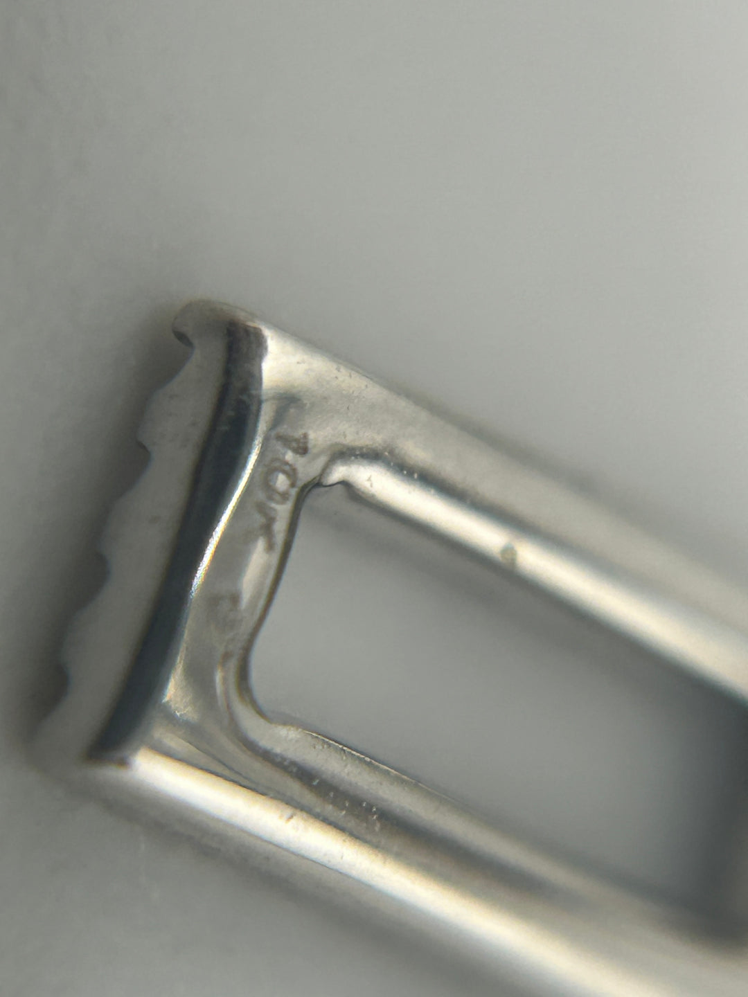 10K White Gold & Diamond Post-back Earrings