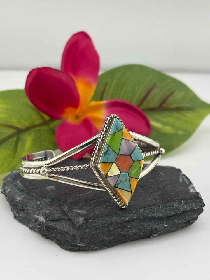 Multi-Stone Diamond Cuff