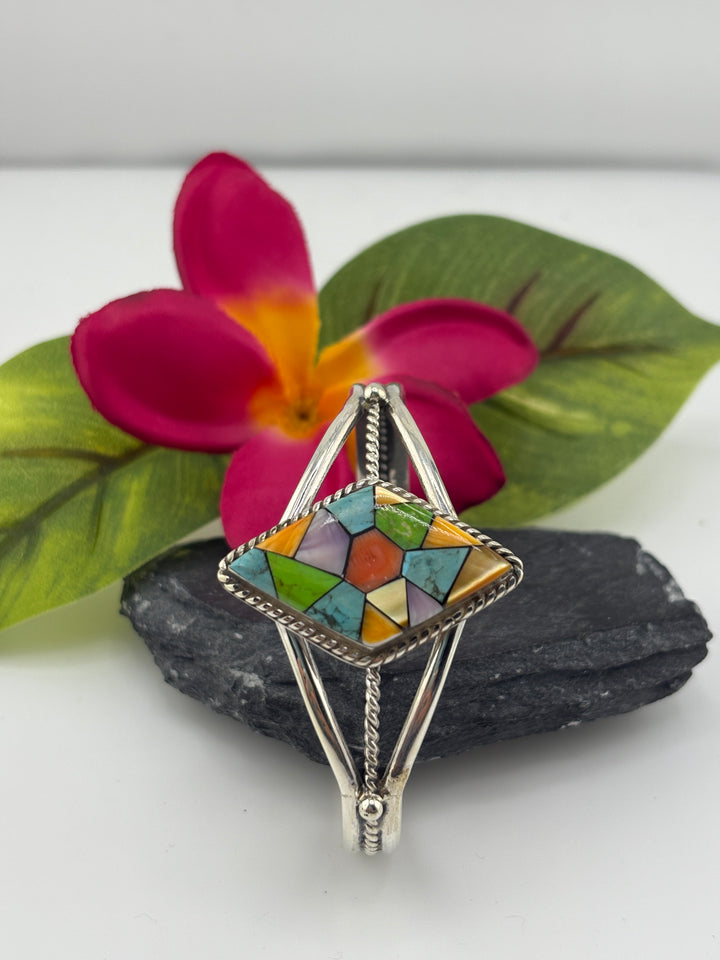 Multi-Stone Diamond Cuff