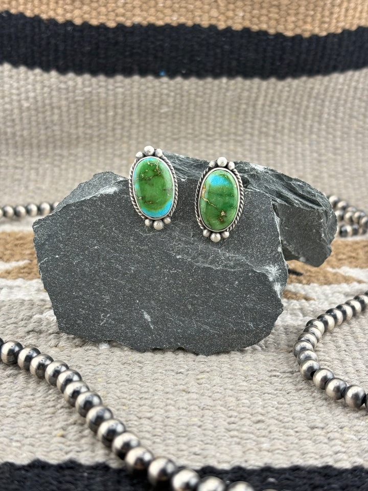 Burt Francisco | Native American Sonoran Gold Earrings