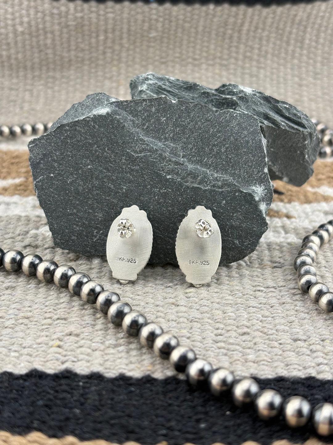 Burt Francisco | Native American Sonoran Gold Earrings