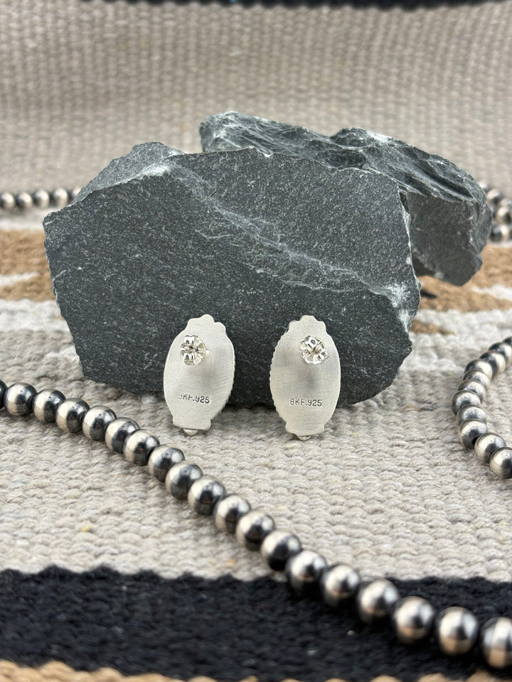 Burt Francisco | Native American Sonoran Gold Earrings
