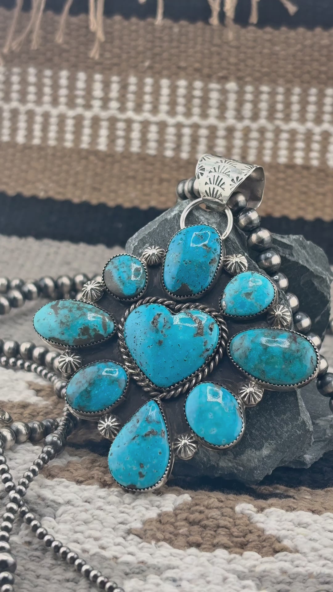 Cardallo Lorenzo Chee | Native American Turquoise Pendant