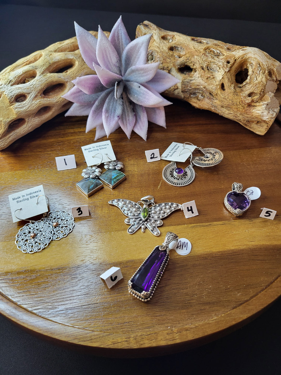 RESERVED FOR: Deanne 8/4/24- 7 Sterling Silver Items