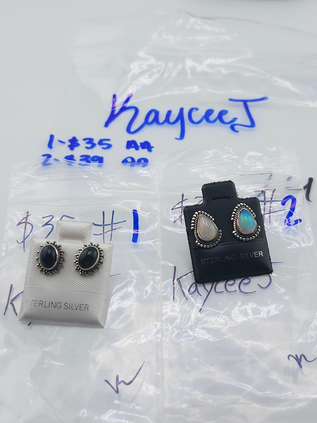 RESERVED FOR: KayceeJ - 6/4/2025 tiktok Live Show - 2 Sterling Silver Items