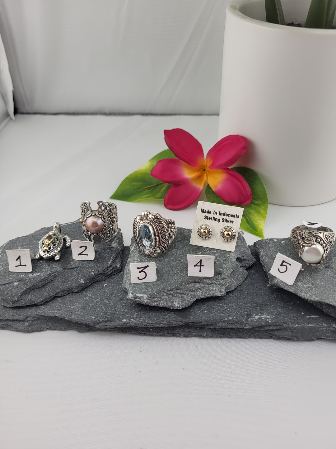 RESERVED FOR:  Pat O'Leary -11/18/2024 -5 Sterling Silver Items