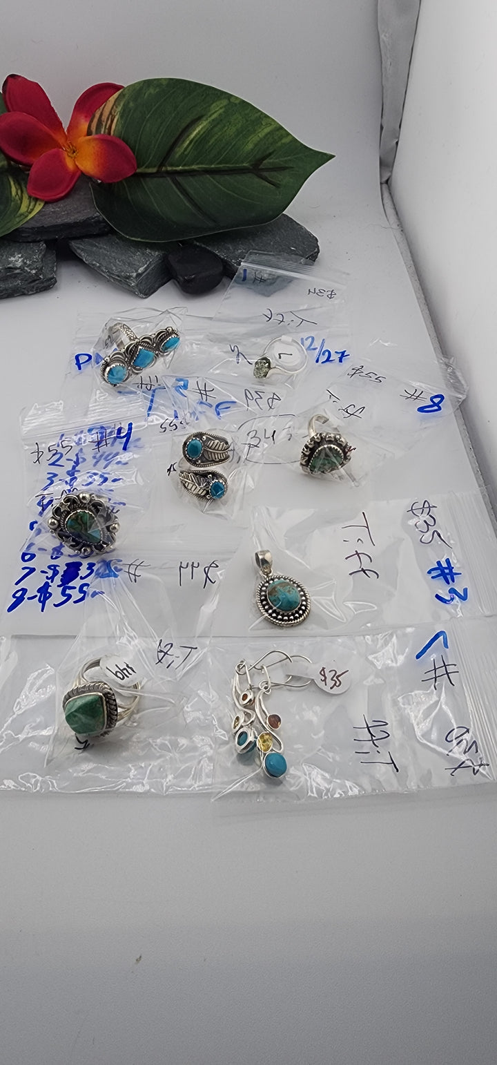 PM SHOW 48HR - RESERVED FOR: Tiff - 12/27/2025 tiktok Live Show - 8 Sterling Silver Items